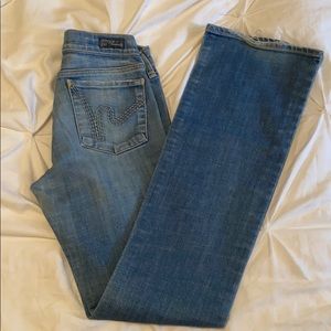 Citizen of Humanity bootcut jeans in size 28